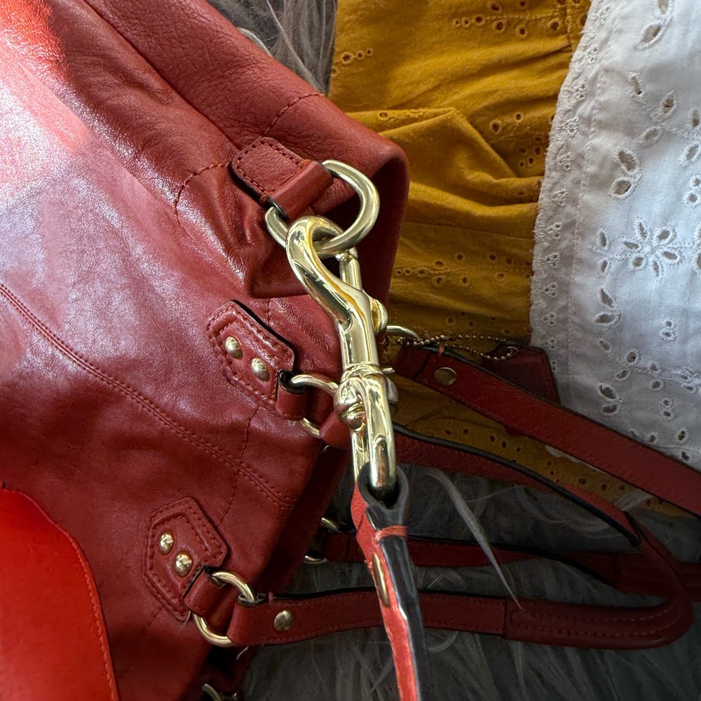 COACH‎ Leather Bag tote “Ashley”#F1261-19243 compartments crossbody satchel EUC - Picture 15 of 17